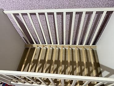 детский мебель б у: Манеж-кровать, Б/у, С комодом, Другой материал — 3