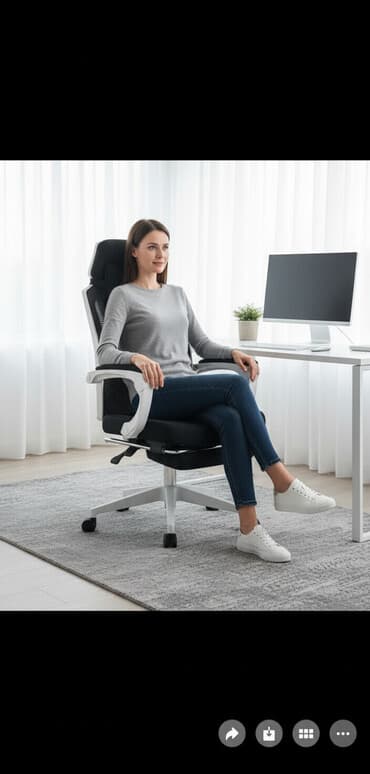 офисный кресло цена: Офисное кресло, С колесиками, цвет - Черный — 1