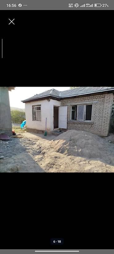 кызыл кия участка: Продаётся участок с недостроенным одноэтажным домом. Характеристики — 7