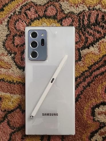 galaxy s20: Samsung Galaxy Note 20 Ultra, Б/у, 256 ГБ, цвет - Белый, 1 SIM — 1