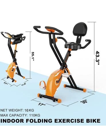 купить домашний тренажер велосипед: CITYSPORTS Складной велотренажер Складной домашний велосипед со — 5