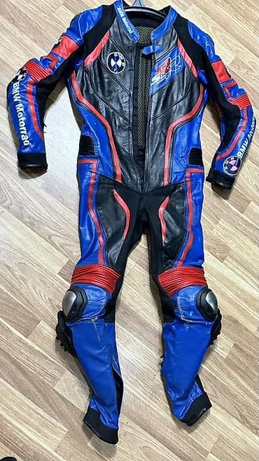 альфа мото: Кожаный гоночный комбинезон BMW Motorrad S1000RR - Тип: цельный — 2