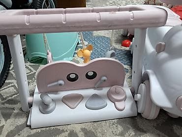 Игрушки: Каталка-машинка для детей с прицепом-контейнером - Тип — 5