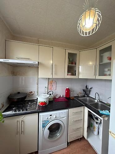 Батирлер: 3 бөлмө, 58 м², 6-мкр 104-серия, 4 кабат, Косметикалык оңдоо — 5