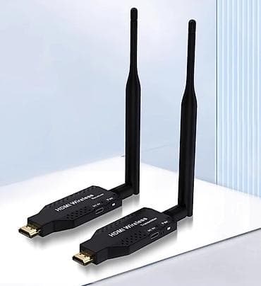 Техника и электроника: Беспроводной HDMI‑удлинитель 100 м Комплект передатчик (TX) + — 2