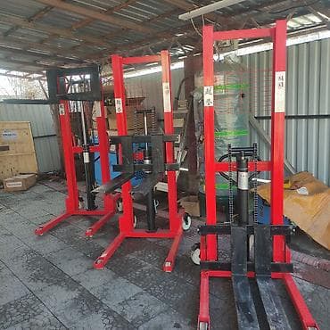 железный ящик: Штабелер (рохля-штабелер) с вилочным подхватом вилочный погрузчик — 4