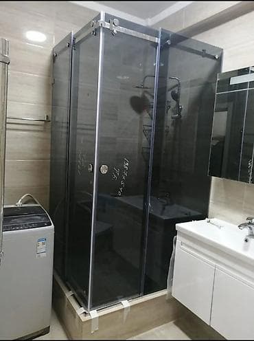 декор панель: Стеклянные душевые ограждения и перегородки на заказ - Изготовление — 2