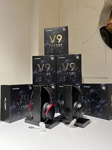 наушники с проводом: Полноразмерные, Новый, Беспроводные (Bluetooth), Геймерские — 1