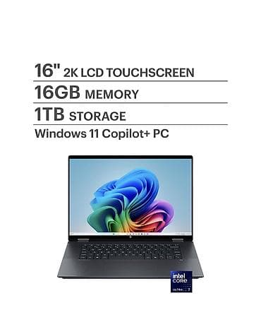 hp: Ультрабук, Новый, Intel Core Ultra 7, В рассрочку — 3