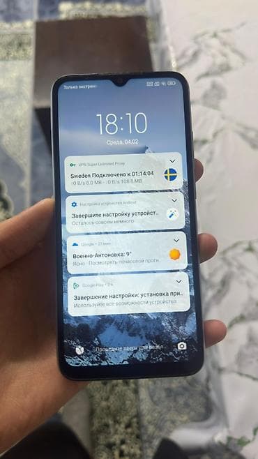 nokia 1202: Redmi, Redmi 10A, Б/у, 128 ГБ, цвет - Серебристый, 2 SIM — 1