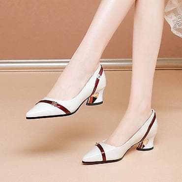 лакированные: Туфли-лодочки на удобном среднем каблуке с глянцевым лаковым — 2