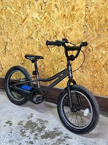 детский велосипед giant 16: Детский велосипед, 2-колесный, 4 - 6 лет, Для мальчика, Б/у — 1