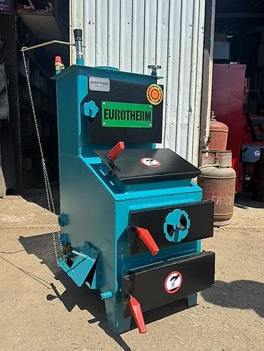 Твердотопливный котёл Для дома, Тип управления: Механический