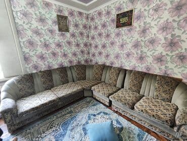 угловой диван от производителя: Бурчу бар диван, Жастыктар менен, Үч кишилик — 2