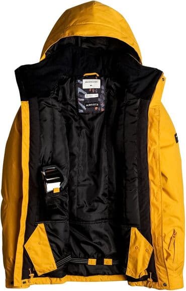 flight: Куртка, Quiksilver, Новый, С утеплителем, Удлинённая куртка, Вентиляционные клапаны, Внутренние и внешние карманы — 8