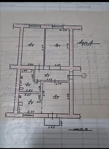 Батирлер: 3 бөлмө, 67 м², Филармония Сталинка, 3 кабат, Жаңы ремонт — 3