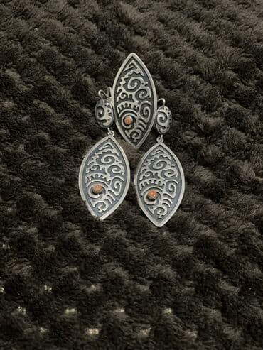 набор пандора: Первый комплект 5000, вторая с голубым камушком 4500, серебро — 1