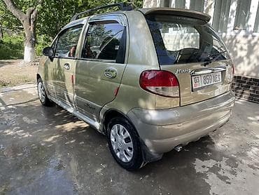 Транспорт: Daewoo Matiz: 2007 г., 1 л, Кол менен иштөөчү, Бензин, Хетчбек — 3