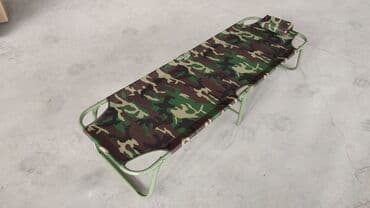 Армейская раскладушка. Размер 180см*60см Высота 33см Ткань брезент. В