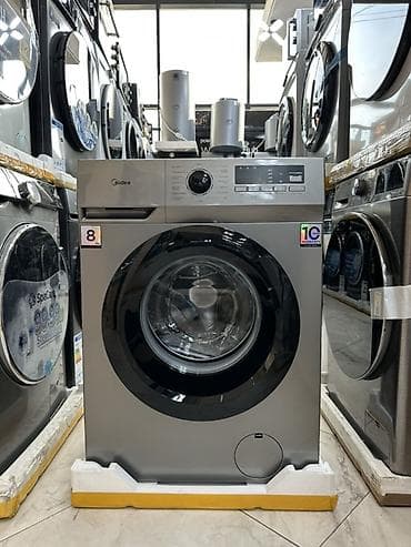 Отопительные приборы: Стиральная машина Midea 8кг 🔥Акция🔥 - Загрузка: 8 кг - Инверторный — 2