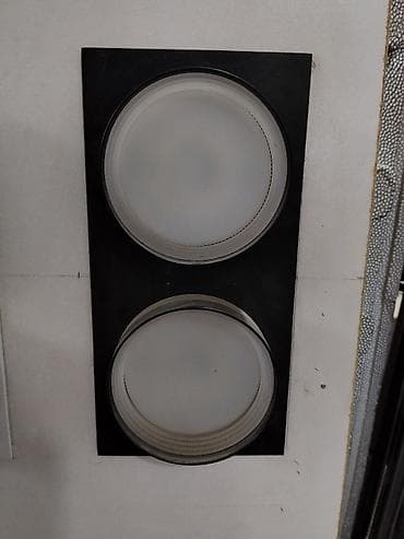 led matrix panel: Двойной светильник точечный встраиваемый - Форм‑фактор: два круглых — 1