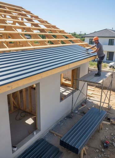 Профнастил (профилированные металлические листы) для кровли и фасадов