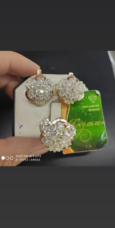 свадебные наборы ручной: Набор украшений, Проба 925, Новый — 2