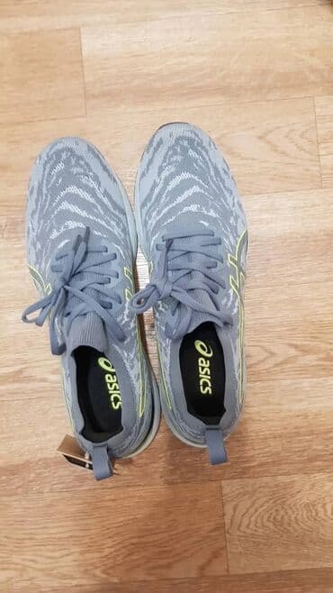 триколор: Мужские кроссовки, 45, Asics, Новый, цвет - Серый, Самовывоз — 1