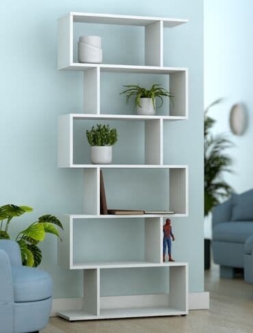 мебель этажерка: Стеллаж деревянный для хранения книг полка в дом и комнату Стеллаж — 3