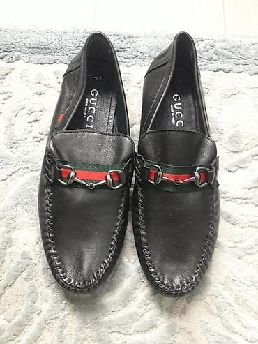 gucci обувь: Мужские кожаные рубберы GUCCI (макасы, туфли и как та их ещё называют) — 2
