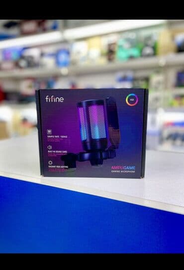 fifine k670 купить бишкек: Игровой микрофон fifine А6! Конденсаторный микрофон fifine k669 — 1