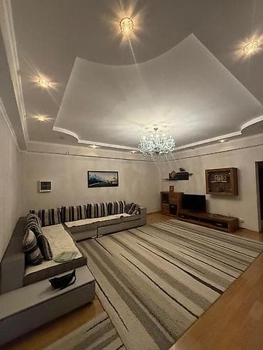 асанбай район: 4 комнаты, 192 м², Асанбай мкр Элитка, 6 этаж, Евроремонт — 1