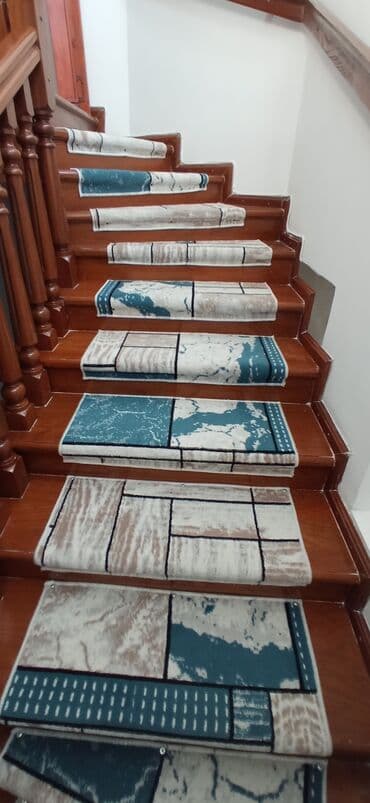 ковры дорожки паласы ковролин: Энсиз узун килем Жаңы, 80 см* 1 узундукту өлчөөчү м, Полиэстер, Геометрия, Накталай эмес/накталай төлөм — 8