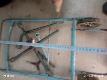 Уголь: Садово-строительная тачка и тележка, Стальная, Двухколесная — 3