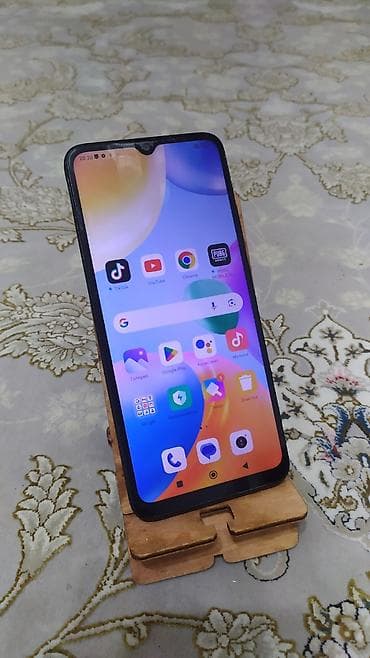 Redmi, Redmi 10C, Б/у, 128 ГБ, цвет - Черный, 2 SIM