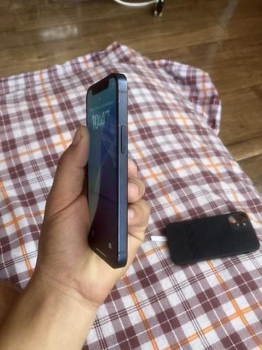 iphone cable: IPhone 12, 64 ГБ, Черный, Чехол, 70 % — 5