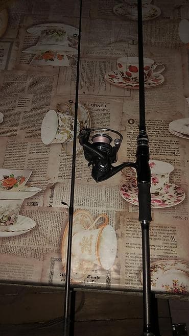 Спининг комплект сатылат узундугу 2.1 катушкасынын размери 3000 дик at lalafo.kg Спининг комплект сатылат узундугу 2.1 катушкасынын размери 3000 дик