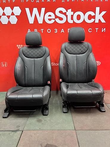 сиденья на сантафе: Комплект сидений, Кожа, Hyundai 2021 г., Б/у, Оригинал, Корея — 3
