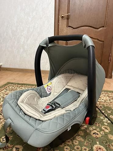 автокресло для новорожденных: Автокресло, цвет - Зеленый, Б/у — 2