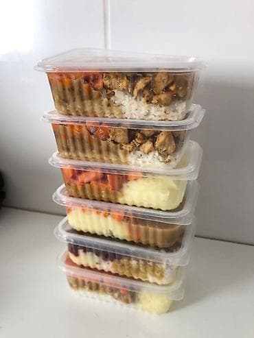 Готовые обеды в контейнерах и национальные блюда - Порционные at lalafo.kg Готовые обеды в контейнерах и национальные блюда - Порционные