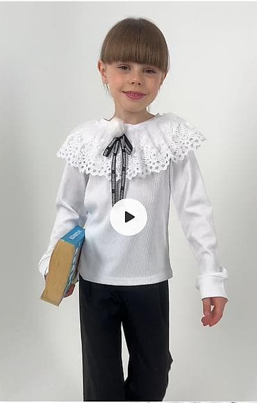 Школьная форма, цвет - Белый at lalafo.kg Школьная форма, цвет - Белый