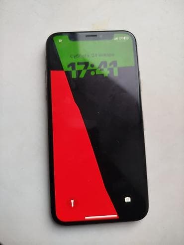 ayfon x: IPhone X, Б/у, 256 ГБ, Черный, Чехол, 100 % — 2