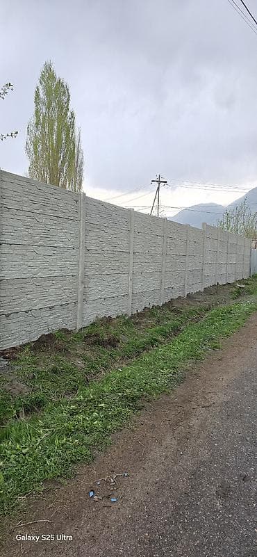 Темир жана бетон тосмо плитасы, Узундугу: 2 м, Бийиктиги: 2 м, Калыңдыгы: 40 мм, Жаңы