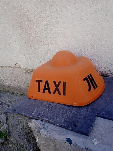 Оранжевый плафон “TAXI” на крышу автомобиля. - Материал: ударопрочный