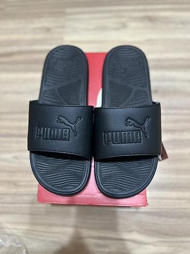Мужские сандалии, 43, Puma, Новый, цвет - Черный, Бесплатная доставка