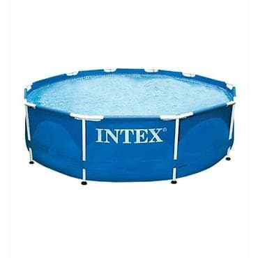 Каркасный бассейн Intex (круглый) - Тип: наземный каркасный бассейн -