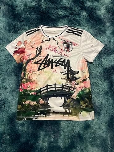 Футболки: Футболка c художественным принтом “японский сад” - Тип — 1