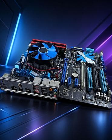 Материнская плата для ПК, Б/у, Asus, LGA1156, ATX