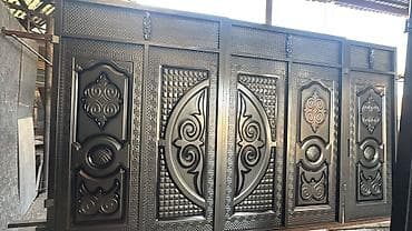 Распашные ворота: Кованые и сварные металлические ворота под ключ - Типы конструкций — 4