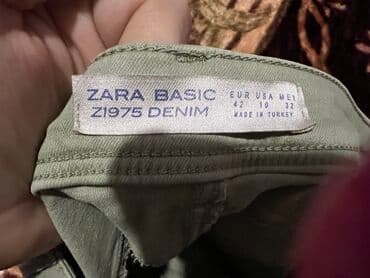 Киреге берилүүчү кийимдер: Продаю джинсы, в идеальном состоянии, цвет светлый хаки, стречь — 3